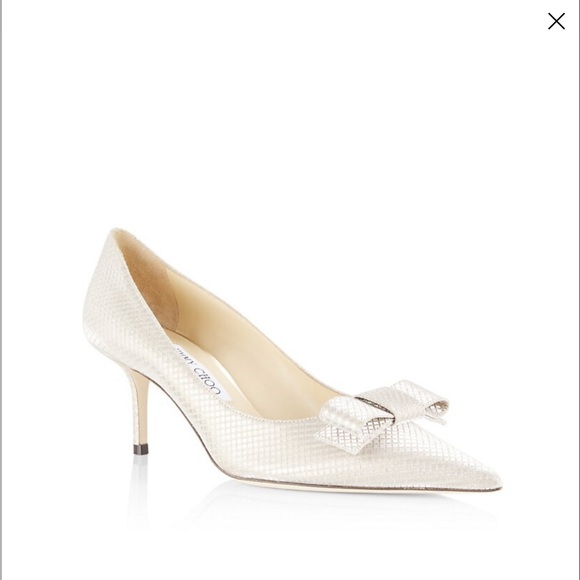 Jimmy Choo Love Bow kitten heel pumps - Picture 1 of 16